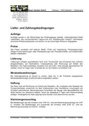 Download Liefer- und Zahlungsbedingungen - Bauer Handels GmbH