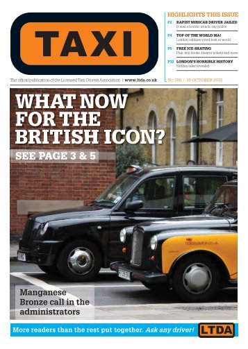 Issue 280 - TAXI Newspaper