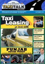 October 2012 - Taxi Talk Magazine