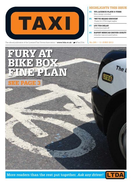Issue 295 Taxi Newspaper