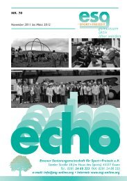 Echo 70 - Essener Seniorengemeinschaft eV