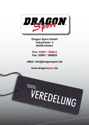 Dragon Sport TEXTIL-VEREDELUNG