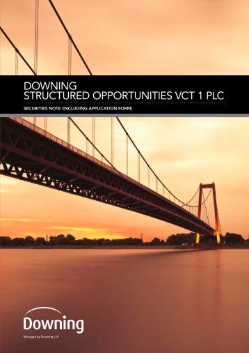 downing structured opportunities vct 1 plc - The Tax Shelter Report