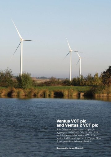 Ventus VCT plc and Ventus 2 VCT plc - The Tax Shelter Report