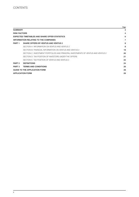 Ventus VCT plc and Ventus 2 VCT plc - The Tax Shelter Report