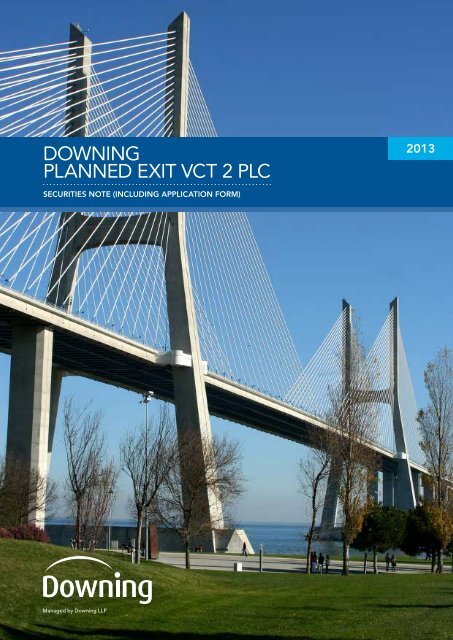 Downing Planned Exit VCT 2 - G Shares - The Tax Shelter Report