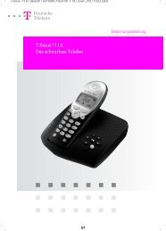 T-Sinus 711A Das schnurlose Telefon
