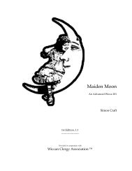 Maiden Moon-Simon Craft - Duhovni razvoj