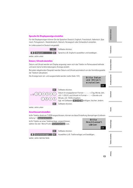 Page 1 7 'HXWVFKH 7HOHNRP T Sinus 203A Das ISD1 ...