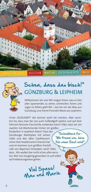 Günzburg und Leipheim erleben, entdecken