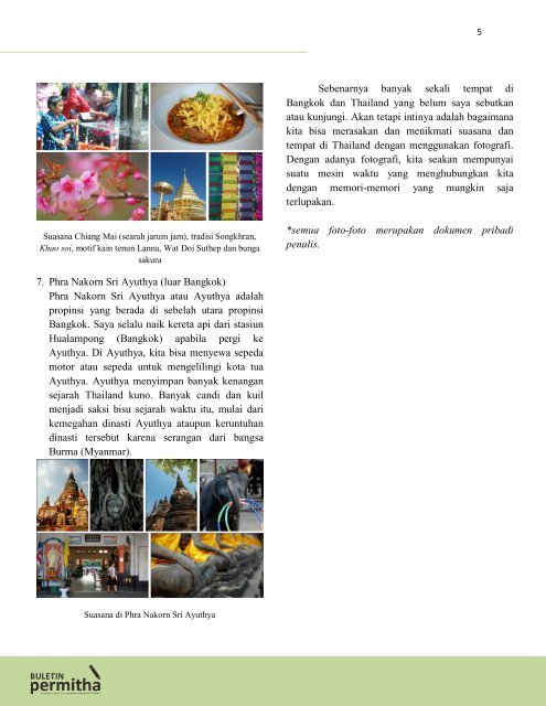 Menikmati Thailand dengan Fotografi