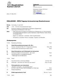 ERFA-Tagung 2012, Einladung und Programm (PDF, 2 - Tiefbauamt ...