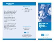 Infant Toddler Brochure - Traverse Bay Area Intermediate School ...