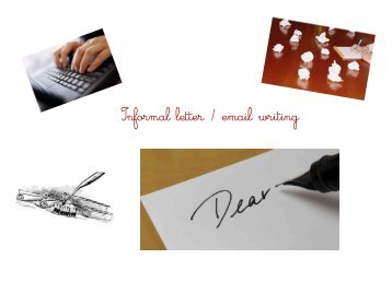 Informal letter / email writing