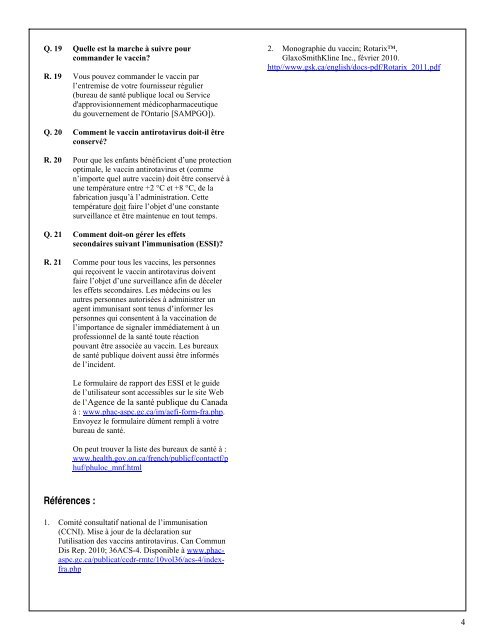 Programme de vaccination antirotavirus (Rotarix