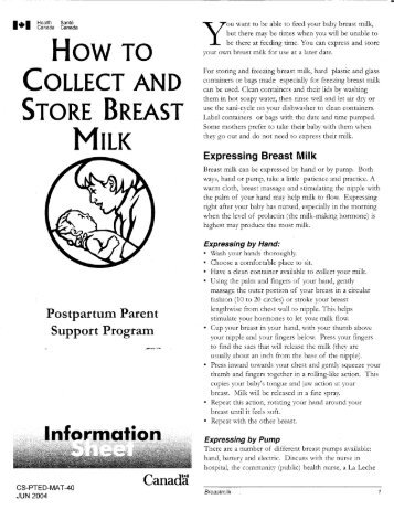 How to Collect and Store Breast Milk
