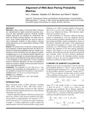 Alignment of RNA Base Pairing Probability Matrices - Bioinformatics ...