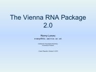 The Vienna RNA Package 2.0 - TBI