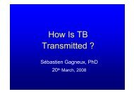 How Is TB Transmitted ?