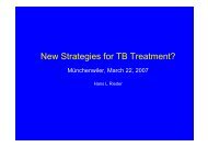 New Strategies for TB Treatment?