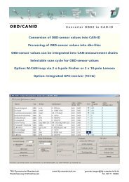 Datenblatt OBD_CANID englisch.pub - TBJ Dynamische Messtechnik