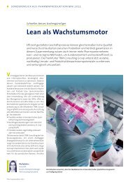 Lean als Wachstumsmotor - TBM Consulting Group