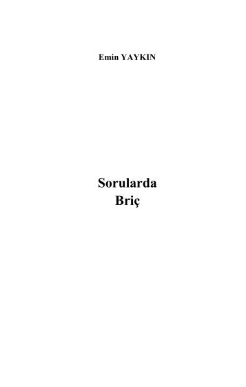 Sorularda BriÃ§ - TÃ¼rkiye BriÃ§ Federasyonu