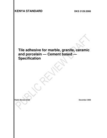 Tile adhesive for marble, granite, ceramic and porcelain â Cement ...