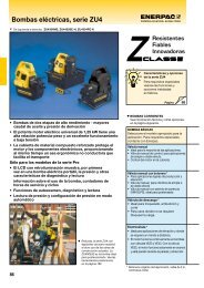 Bombas eléctricas, serie ZU4 - Enerpac