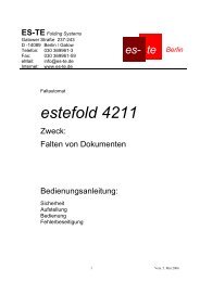 estefold 4211 - es-te.de