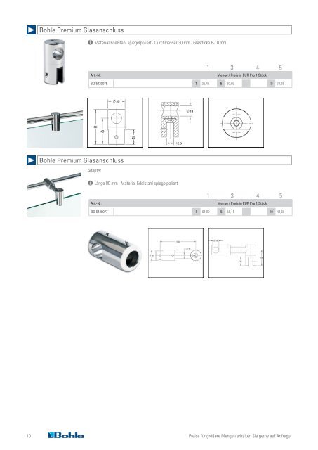 Bohle Premium BeschlÃ¤ge - Bohle AG