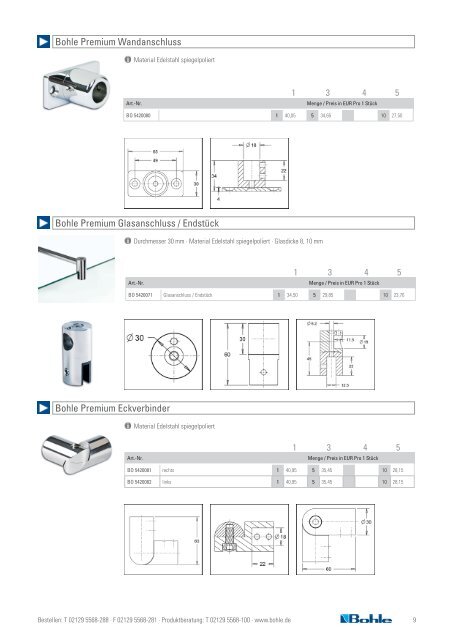 Bohle Premium BeschlÃ¤ge - Bohle AG