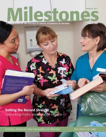 Milestones - College Of Dental Hygienists of Ontario