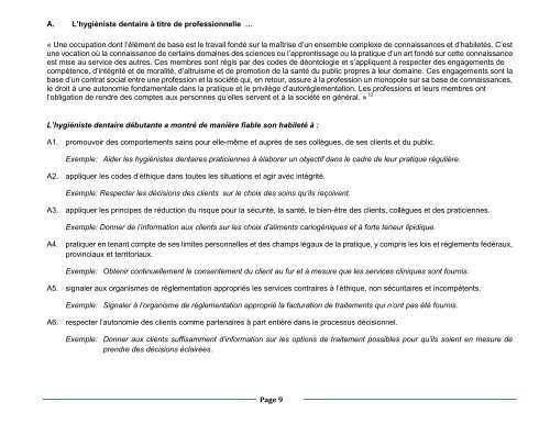 CompÃ©tences et normes d'agrÃ©ment et de pratique pour les ...