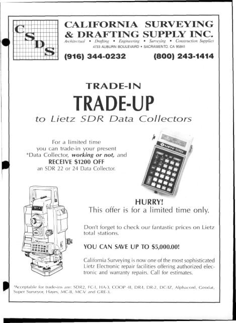 Institutional Affiliate of American Congress on Surveying and - CLSA