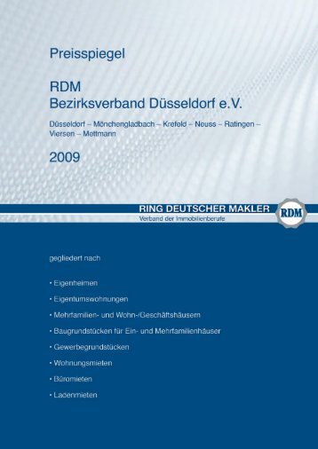 Der Preisspiegel des RDM