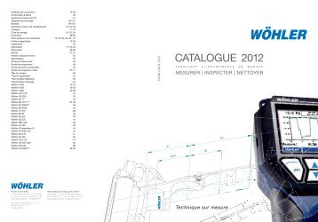 CATALOGuE 2012 - Wohler USA