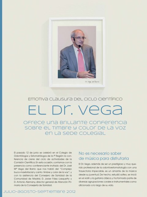 ProfesiÃ³n Dental julio-agosto-septiembre 2012 - COEM