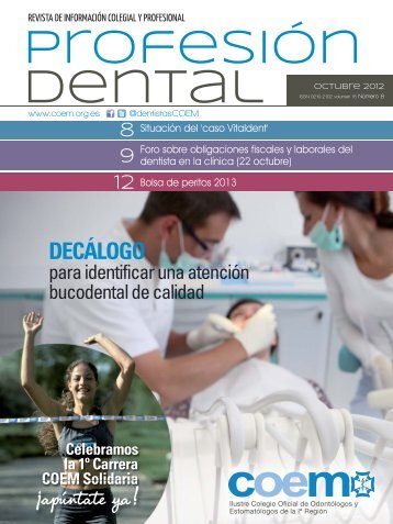 ProfesiÃ³n Dental octubre 2012 - COEM