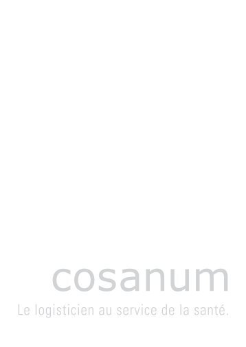 Brochure d'image (PDF) - Cosanum