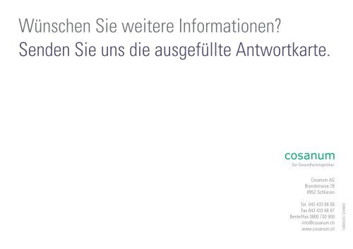 cosaPlus SortimentsÃ¼bersicht (PDF) - Cosanum