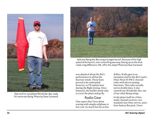 December 2005 — Vol. 22, No. 12 - RC Soaring - RCSoaring.com