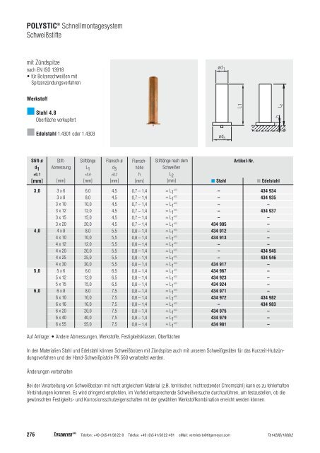 POLYSTIC® Schnellmontagesystem