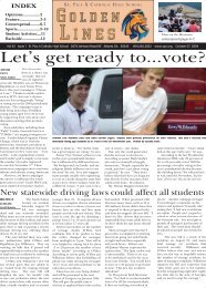 Let's get ready to...vote? - St. Pius X Catholic High School