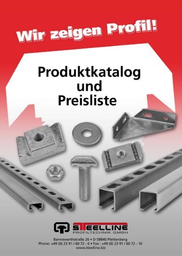 Technische Daten - Steelline Profiltechnik GmbH