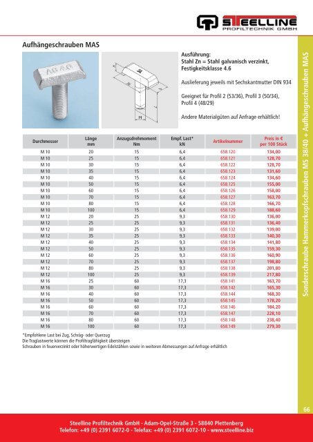 Steelline Katalog - Steelline Profiltechnik