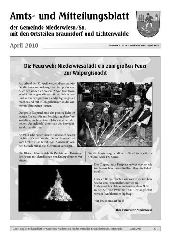 Amtsblatt April 2010