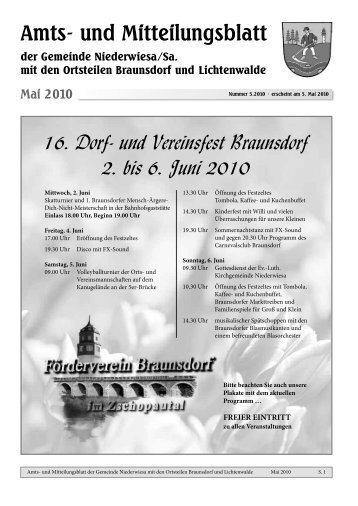 Amtsblatt Mai 2010