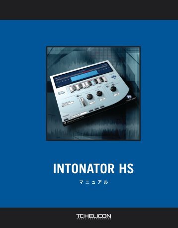 Intonator HS Manual - TC Electronic