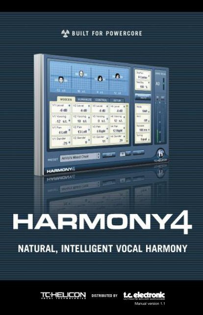 Harmony 4 for PowerCore - TC Electronic